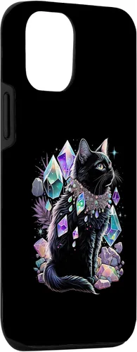 Vista 3 de Funda con diseño de ilustración para iPhone 15 con diseño de gato esotérico
