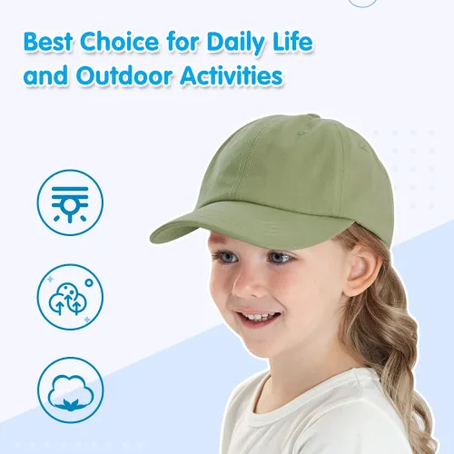 Vista 30 de Peecabe Gorra de béisbol para niños pequeños, unisex, de algodón, ajustable, para bebés, niños, gorra de béisbol para niñas de 1 a 5 años