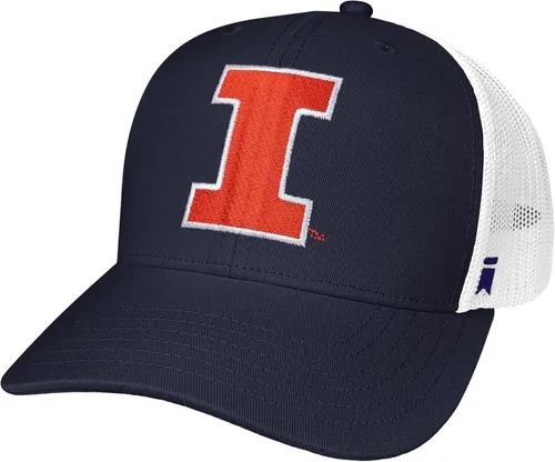 Vista 23 de Campus Lab Gorra de camionero ajustable con logotipo del equipo colegial, unisex, para hombres y mujeres Athletic Heather