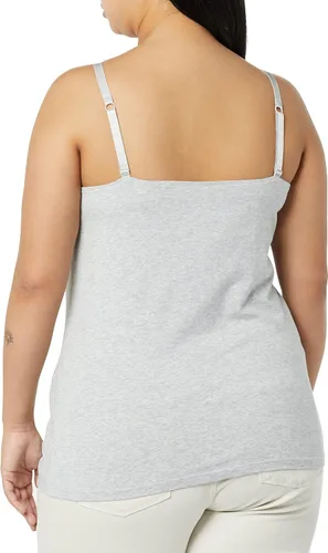 Vista 5 de Tienda Essentials Camisola de maternidad para mujer con correas ajustables y brasier integrado, paquete de 2