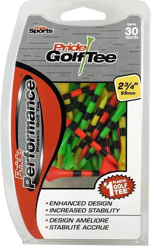 Vista 10 de Pride Performance - Camisetas de golf a rayas (paquete de 30), 2-3/4 pulgadas