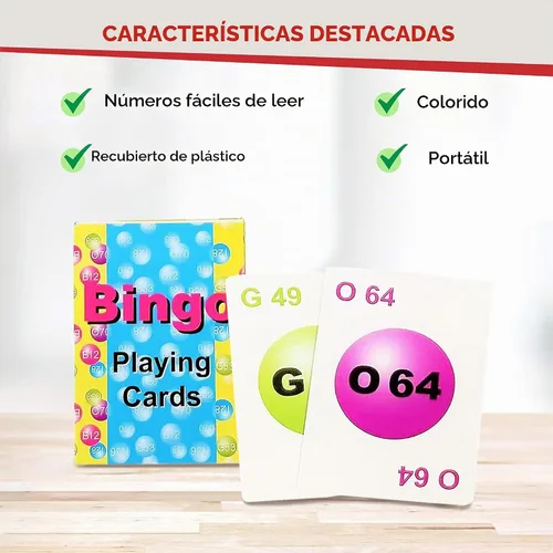 Vista 6 de MR CHIPS Tarjetas de bingo a prueba de atascos con ventanas deslizantes, paquete de 10 unidades más baraja de tarjetas de llamadas