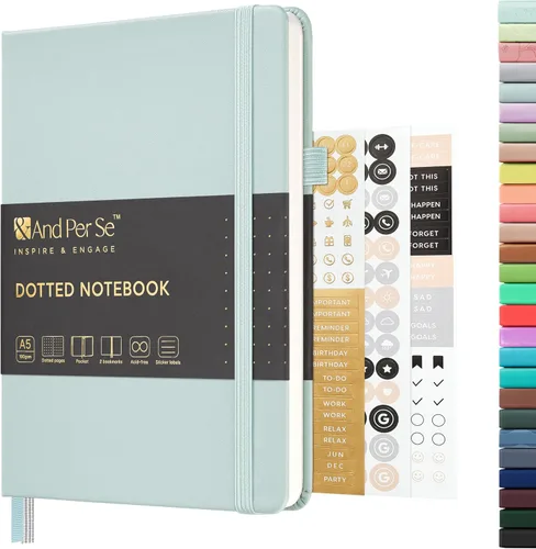 Vista 85 de ⩓ Per Se Cuaderno de Diario con Líneas (3 Paquetes), 160 Páginas Papel Grueso 100GSM, A5 Tapa Dura Cuadernos con Rayas Universitarias para Escribir