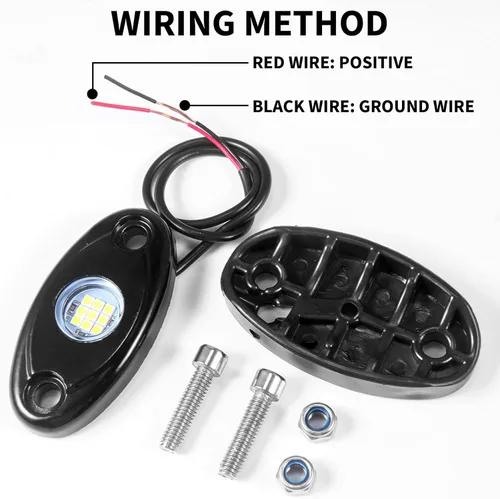 Vista 7 de 120Pods blanco LED Rock luces neón bajo luz para coche camión ATV SUV debajo del cuerpo resplandor luz Trail Fender Iluminación