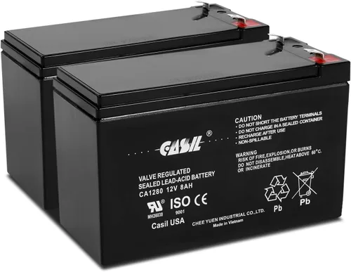 Vista 9 de Casil Batería de repuesto de 12V 3.3Ah para Amstron AP1232 AP-1234 AP123 APC Back-UPS ES 350 ES BE325-CN/B ES BE350C / BE3 UPS ES350 BE350R BP3-12