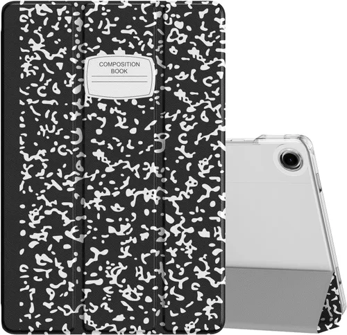 Vista 17 de MoKo Funda para Galaxy Tab A9+/A9 Plus de 11 pulgadas 2023, Funda Protectora Inteligente Delgada con Soporte y Carcasa Trasera Translúcida de PC