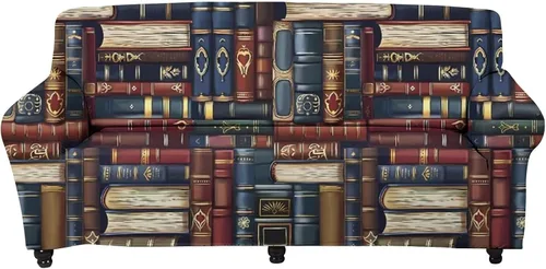 Vista 25 de Forchrinse Funda de sofá con estampado navajo africano para sofá de 1 cojín, funda elástica para sofá, protector de muebles para casa rural, hogar