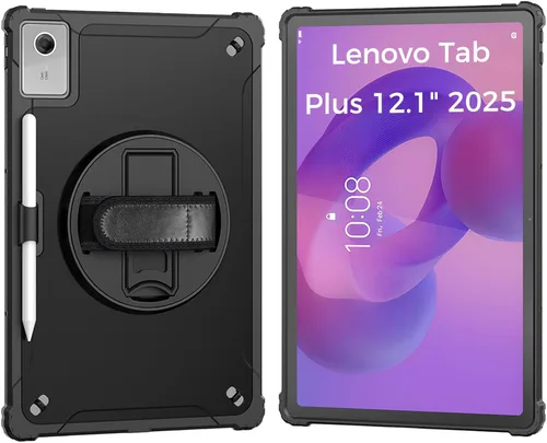 Vista 10 de ZenRich Funda resistente para Lenovo Idea Tab 11 2025 / K11 Gen 2 / Xiaoxin Pad 11 / M11 de 11 pulgadas resistente a prueba de golpes con soporte