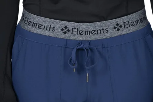 Vista 6 de Elements Select ES2936 - Conjunto de 7 bolsillos elástico en 4 direcciones con cuello en V y pantalones quirúrgicos para mujer