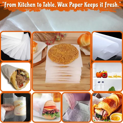 Vista 4 de Perfect Stix Gordon choice DeliWaxPaper10-500 Deli - Papel encerado para delicatessen, 10 x 10.75 pulgadas, liso (paquete de 500)