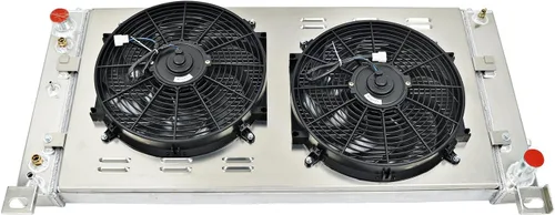 Vista 4 de Radiadores de aluminio CU2370 para GMC Yukon XL/Chevy Silverado 1500 2500 3500 Avalanche Suburban Tahoe Cheyenne Sonora Cadillac Radiador de 4 filas