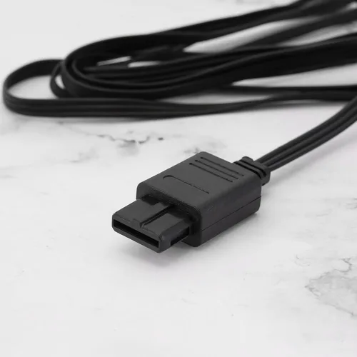 Vista 6 de 2 cables de repuesto de cable de video compuesto AV compatible con Nintendo 64 N64GamecubeSNES AV cables de repuesto