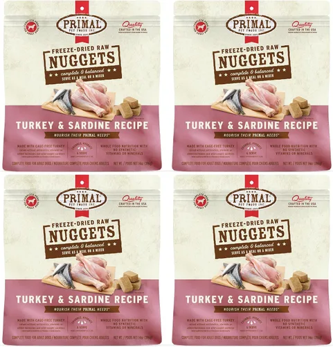 Vista 28 de Primal - Nuggets de alimento crudo liofilizado para perros, res, comida completa y balanceada, también se puede utilizar como complemento o premio