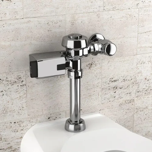 Vista 7 de Sloan EBV-500-A Sensor de montaje lateral expuesto para orinal/armario de agua Retrofit Flushometer Funciona con pilas, 3 años de duración