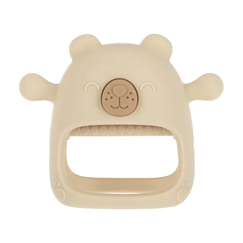 Vista 9 de Nuby Manopla de dentición de muñeca de silicona - Anillo de mordedor para bebés - Más de 3 meses - Oso azul Oso azul