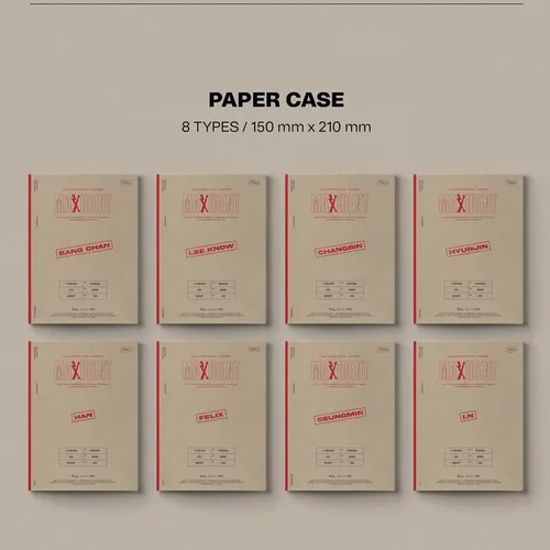 Vista 3 de Stray Kids - MAXIDENT CASE Version BANG CHAN Cover incl Album PreOrder Benefit Extra Photocards