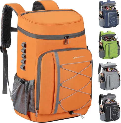 Vista 13 de Mochila enfriadora Maelstrom - Bolsa de almuerzo aislada suave a prueba de fugas para 35/50 latas, ideal para acampar, playa, senderismo y compras
