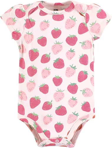 Vista 57 de Hudson Baby baby-girls Cotton Bodysuits 3-pack