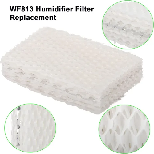 Vista 2 de HIFROM Paquete de 10 filtros de mecha para humidificador WF813 compatibles con ReliOn RCM-832 RCM-832N ProCare PCWF813 PCWF-813 Equate EQWF813