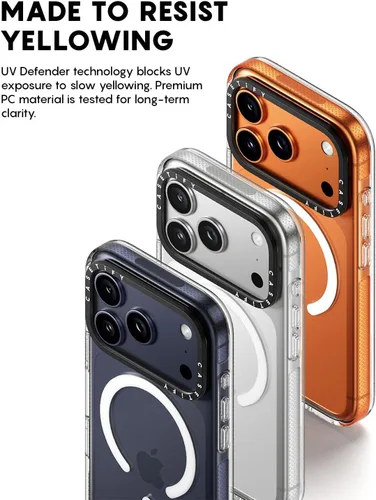 Vista 3 de CASETiFY Funda transparente para iPhone Air [No se amarillea/Magsafe/Protección contra caídas de grado militar 3X de 1.98 m] - Transparente No se