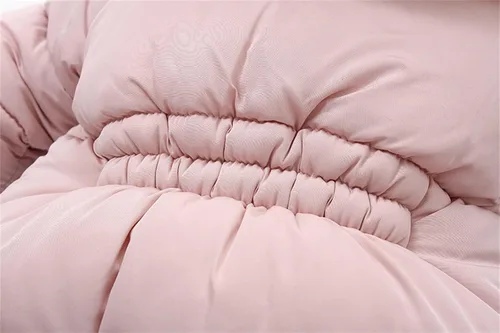 Vista 5 de Abrigos para bebés y niñas y niños chaqueta de nieve de invierno chaqueta con cremallera chaqueta de nieve con capucha rosa 6-12 meses