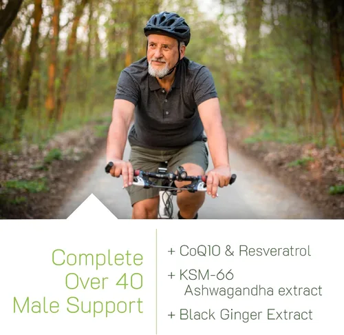 Vista 4 de Irwin Naturals Testosterona UP Energía y resistencia Hombres mayores de 40 años Con Ashwagandha KSM-66 + jengibre negro Para hombres 60 geles