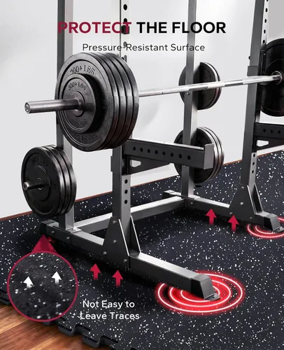 Vista 4 de HAPBEAR 12 alfombrillas de 0.56 pulgadas de grosor para equipos de ejercicio de 48 pies cuadrados, tapetes entrelazados de espuma EVA con parte