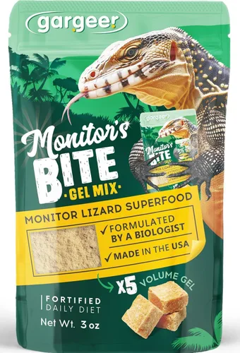Vista 13 de Gargeer Alimento para Dragón Barbudo de 3 onzas. Dieta Completa en Gel para Juveniles y Adultos. Fabricado con Orgullo en los Estados Unidos, Usando