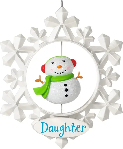 Vista 8 de Hallmark Keepsake Adorno navideño 2021, copo de nieve para papá Papá copo de nieve