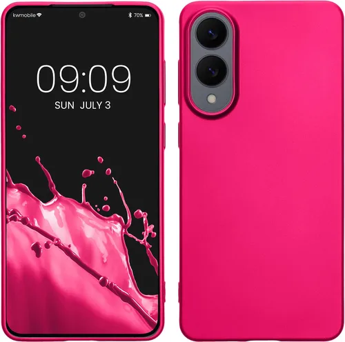 Vista 73 de kwmobile Funda compatible con Samsung Galaxy S23 - Funda protectora de silicona TPU suave y delgada - Piedra antigua