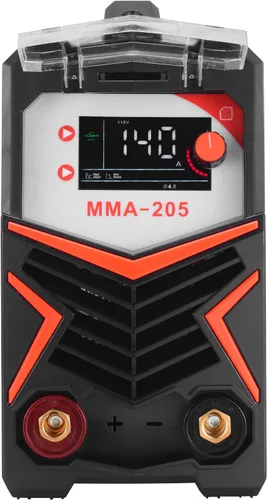 Vista 9 de VEVOR Soldador MMA, 205A 2 en 1 Soldador de varilla MMA Lift TIG, Soldador inversor IGBT de doble voltaje 110/220 V con pantalla digital, Fuerza