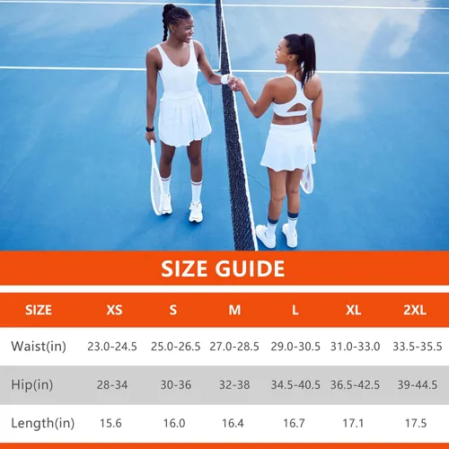Vista 7 de HARTPOR Falda de tenis plisada para mujer, falda de golf con cintura cruzada, con bolsillos, faldas atléticas para correr, entrenamiento casual