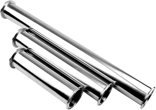 Vista 6 de Beduan Tubo de Abrazadera Sanitaria Tri-Clamp, Tubo de Carrete de Acero Inoxidable Redondo Sin Costuras de 2 Pulgadas de Largo con Abrazadera