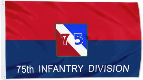 Vista 15 de Fyon Bandera militar de la 34ª división de infantería del ejército de 3 x 5 pies con 2 ojales de latón