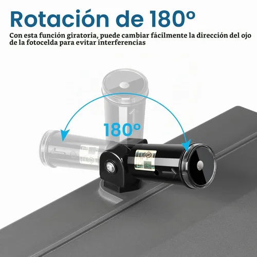 Vista 4 de Sensor de fotocélula para luces al aire libre con certificación UL sensor de atardecer a amanecer, interruptor fotoeléctrico IP65 impermeable