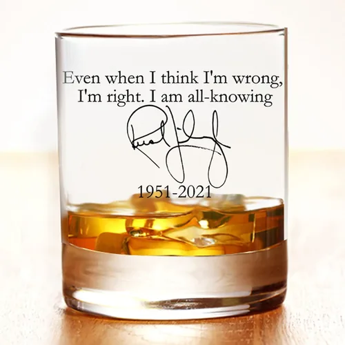 Vista 7 de Patriots Cave Rush Limbaugh - Even When I Think I'm Wrong I'm Right Vaso de whisky antiguo de 11 onzas Vaso de mezcla de cóctel Lowball