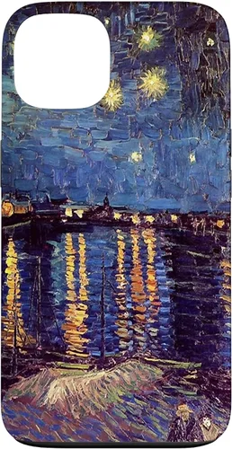 Vista 7 de Starry Night Over The Rhone, Vincent Van Gogh. Funda para iPhone 17