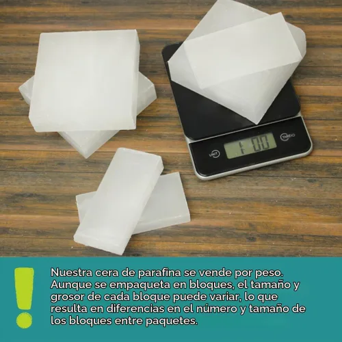 Vista 5 de Direct Candle Supply - Cera de vela de parafina para el hogar totalmente refinada de 10 libras, cera de parafina para fabricación de velas, cera