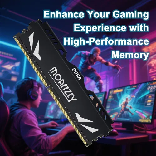 Vista 3 de DDR4 RAM 32GB 3200MHz Módulo de memoria de escritorio PC4-25600 UDIMM sin ECC sin búfer 1.35V 288 pines CL16 para computadora de escritorio