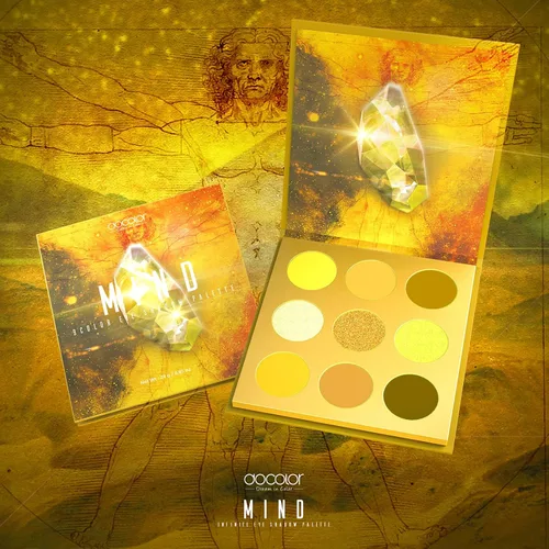 Vista 7 de Docolor - Paleta de sombras de ojos de piedras preciosas, paleta de maquillaje