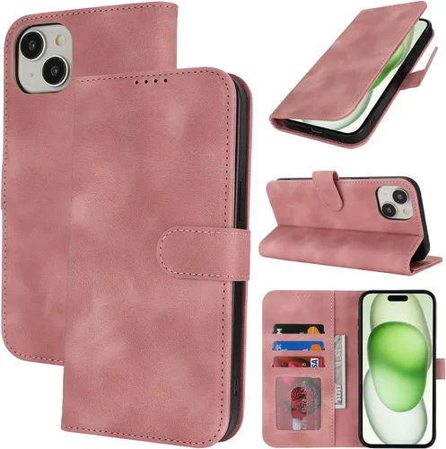 Vista 124 de Funda tipo cartera para iPhone 8 Plus iPhone 7 Plus con tarjetero para iPhone 8 Plus, funda tipo cartera para mujeres y hombres, de piel sintética