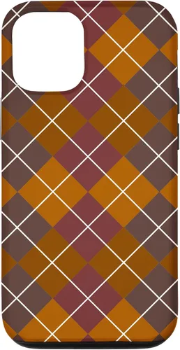 Vista 26 de iPhone 16 lindo tartán marrón cuadros para niñas escocesas y otoño otoño caso
