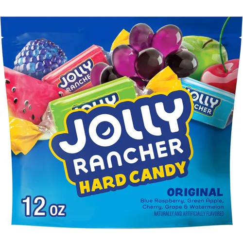 Vista 10 de Jolly Rancher, Bolsa de dulces duros con sabor a fruta original, 7 onzas