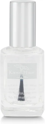 Vista 3 de karma organic Esmalte de uñas natural triple 5 capa base con increíble nutrición profunda fortalecedor de uñas, tratamiento de uñas no tóxico