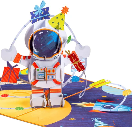 Vista 9 de Paper Love Tarjeta de cumpleaños desplegable 3D, mariposa, para adultos y niños, cubierta de 5 x 7 pulgadas, incluye sobre y etiqueta para notas