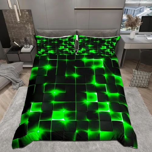 Vista 44 de Juego de funda de edredón con lazo de dibujos animados para niñas, tamaño individual, juegos de ropa de cama de princesa con lazo para niños, 2 Azul