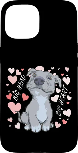 Vista 6 de iPhone 11 Pro Max Big Heart Pitbull Pibble Mom - Estuche de regalo