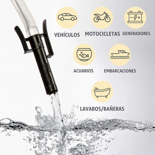 Vista 5 de DEWAY Bomba de transferencia de combustible, parada automática, funciona