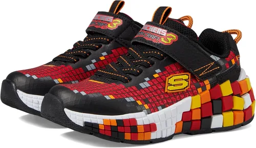 Vista 3 de Skechers Mega-Craft 3.0 unisex para niños Negro/Azul/verde lima
