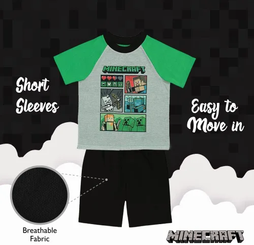 Vista 5 de Minecraft Conjunto de Pijama para Niños